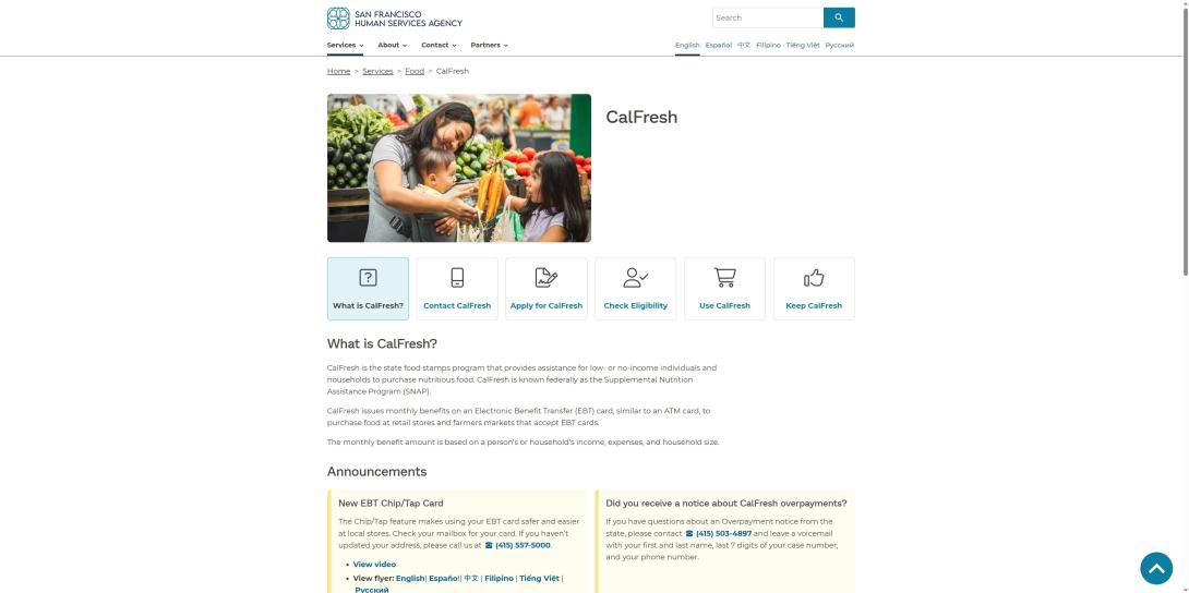 SFHSA Website